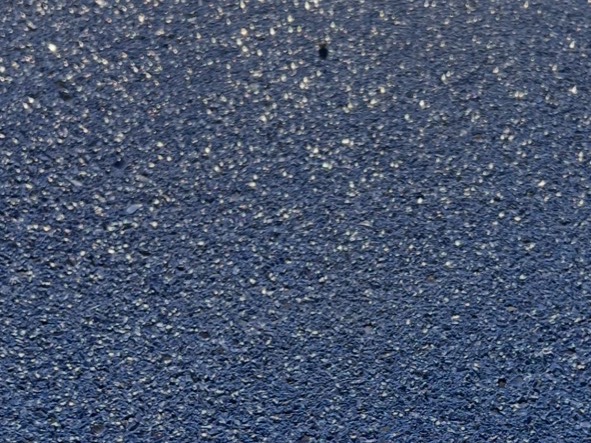 Blue PetraX exposed-aggregate surface texture